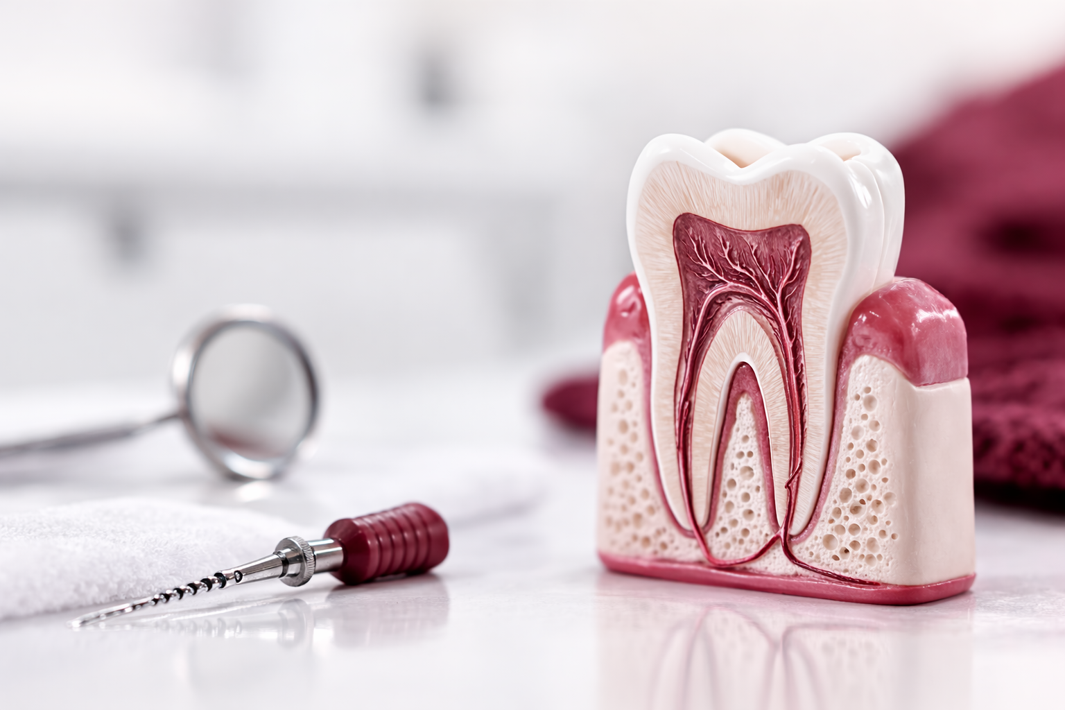 Pino no canal - endodontia